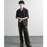 総柄半袖シャツ オープンカラー 日本製 | Rocky Monroe | 詳細画像13 