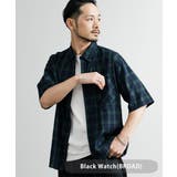 ブラックウォッチ | カジュアルシャツ ボタンダウン 半袖 | Rocky Monroe