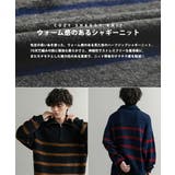 ハーフジップ シャギーニット セーター | Rocky Monroe | 詳細画像14 