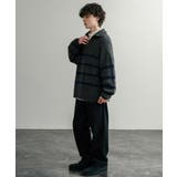 ハーフジップ シャギーニット セーター | Rocky Monroe | 詳細画像12 