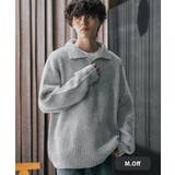 M.オフ | ニット ハーフジップ 畦編み | Rocky Monroe