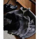 ニット ハーフジップ 畦編み | Rocky Monroe | 詳細画像2 