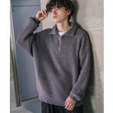 ニット ハーフジップ 畦編み | Rocky Monroe | 詳細画像10 