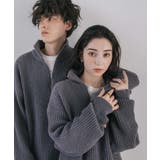 ニット ハーフジップ 畦編み | Rocky Monroe | 詳細画像13 