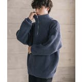 ニット ハーフジップ 畦編み | Rocky Monroe | 詳細画像17 