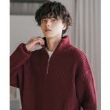 ニット ハーフジップ 畦編み | Rocky Monroe | 詳細画像46 