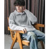 ニット ハーフジップ 畦編み | Rocky Monroe | 詳細画像60 