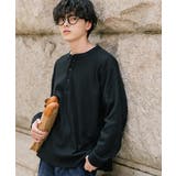 長袖Tシャツ ワッフル ヘンリーネック | Rocky Monroe | 詳細画像4