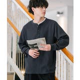 長袖Tシャツ ワッフル ヘンリーネック | Rocky Monroe | 詳細画像13