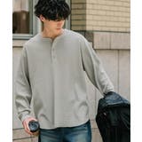 長袖Tシャツ ワッフル ヘンリーネック | Rocky Monroe | 詳細画像15
