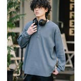 長袖Tシャツ ワッフル ヘンリーネック | Rocky Monroe | 詳細画像19 