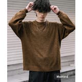 マスタード | ニット メランジウール混 オーバーサイズ | Rocky Monroe