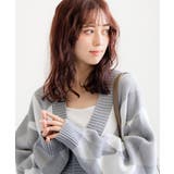 ニットカーディガン オーバーサイズ 総柄 | Rocky Monroe | 詳細画像10