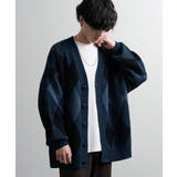ニットカーディガン オーバーサイズ 総柄 | Rocky Monroe | 詳細画像11