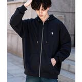 フルジップパーカー 裏起毛 ユーエスポロアッスン | Rocky Monroe | 詳細画像2 