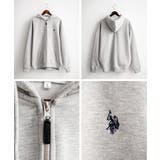 フルジップパーカー 裏起毛 ユーエスポロアッスン | Rocky Monroe | 詳細画像24 