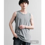 グレー | タンクトップ ピグメント加工 USAコットン | Rocky Monroe
