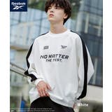 ホワイト | Reebok ゲームシャツ 袖ライン | Rocky Monroe
