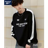 ブラック | Reebok ゲームシャツ 袖ライン | Rocky Monroe