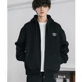 ブラック | UMBRO ジップパーカー 裏起毛 | Rocky Monroe