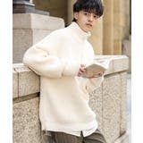 ニット 畦編み ハーフジップセーター | Rocky Monroe | 詳細画像5