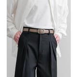 レザーベルト スクエアバックル 本革 | Rocky Monroe | 詳細画像12 