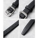 レザーベルト スクエアバックル 本革 | Rocky Monroe | 詳細画像19 