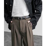 レザーベルト スクエアバックル 本革 | Rocky Monroe | 詳細画像3 