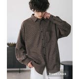 ブラウンチェック | 長袖チェックシャツ ネルシャツ オーバーサイズ | Rocky Monroe