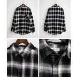 長袖チェックシャツ ネルシャツ オーバーサイズ | Rocky Monroe | 詳細画像42 