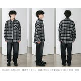 長袖チェックシャツ ネルシャツ オーバーサイズ | Rocky Monroe | 詳細画像44 