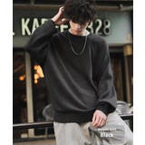 A.ブラック | ニット セーター 無地 | Rocky Monroe