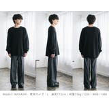 ワッフルニットセーター 無地 配色リブ | Rocky Monroe | 詳細画像40 