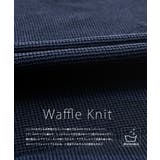 ワッフルニットセーター 無地 配色リブ | Rocky Monroe | 詳細画像36 