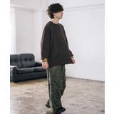 ワッフルニットセーター 無地 配色リブ | Rocky Monroe | 詳細画像18 