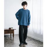 ワッフルニットセーター 無地 配色リブ | Rocky Monroe | 詳細画像28 