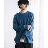 ワッフルニットセーター 無地 配色リブ | Rocky Monroe | 詳細画像29 