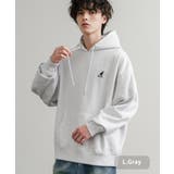 L.グレー | KANGOL プルオーバーパーカー 裏起毛 | Rocky Monroe