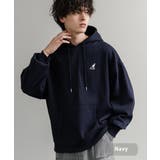 ネイビー | KANGOL プルオーバーパーカー 裏起毛 | Rocky Monroe