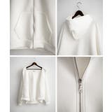 ジップパーカー ダンボールニット 無地 | Rocky Monroe | 詳細画像23 