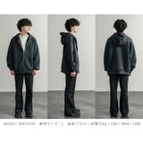 ジップパーカー ダンボールニット 無地 | Rocky Monroe | 詳細画像25 