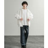 ジップパーカー ダンボールニット 無地 | Rocky Monroe | 詳細画像6 