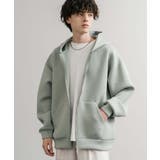 ジップパーカー ダンボールニット 無地 | Rocky Monroe | 詳細画像14 