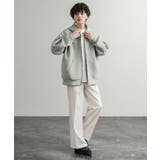 ジップパーカー ダンボールニット 無地 | Rocky Monroe | 詳細画像15 