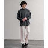 ニット タートルネック ウール混メランジセーター | Rocky Monroe | 詳細画像8 