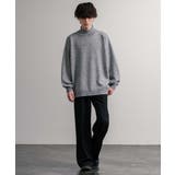 ニット タートルネック ウール混メランジセーター | Rocky Monroe | 詳細画像13 