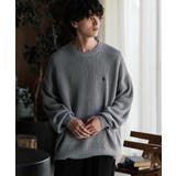 ユーエスポロアッスン クルーネック長袖ニット 畦編み | Rocky Monroe | 詳細画像12 