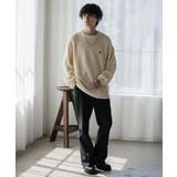 ユーエスポロアッスン クルーネック長袖ニット 畦編み | Rocky Monroe | 詳細画像22 