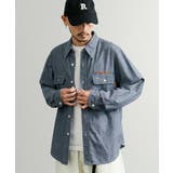 デニムシャツ 長袖 シャンブレー | Rocky Monroe | 詳細画像4 