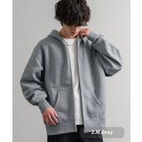 2.杢グレー | パーカー フルジップ 裏起毛 | Rocky Monroe